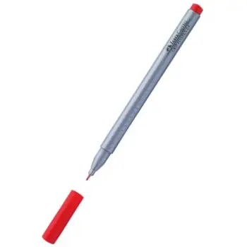 ΜΑΡΚΑΔΟΡΟΣ FABER-CASTELL GRIP FINEPEN 0.4mm ΚΟΚΚΙΝΟ