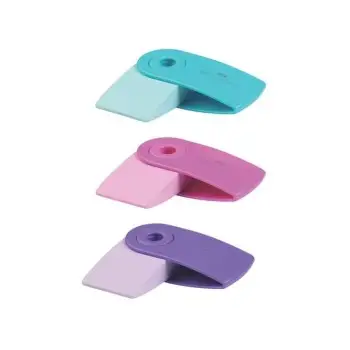 ΓΟΜΑ FABER CASTELL MINI SLEEVE SPARKLE ΣΕ ΠΑΣΤΕΛ ΧΡΩΜΑΤΑ