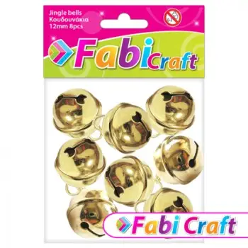 ΚΟΥΔΟΥΝΑΚΙΑ ΜΕΤΑΛΛΙΚΑ FABI 12mm 8 τμχ.