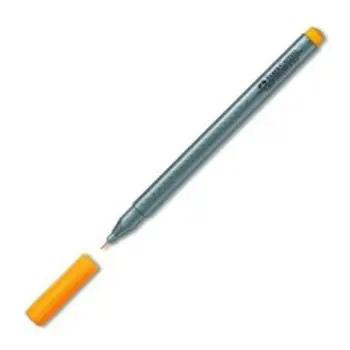 ΜΑΡΚΑΔΟΡΟΣ FABER-CASTELL GRIP FINEPEN 0.4mm ΣΚΟΥΡΟ ΚΙΤΡΙΝΟ