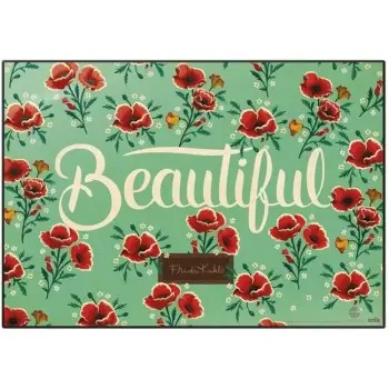 Σουμέν Μονό Πλαστικό Frida Kahlo 2 Πράσινο