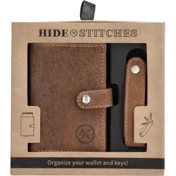 ΠΟΡΤΟΦΟΛΙ SAFETY WALLET & STITCHES ΚΑΦΕ 006