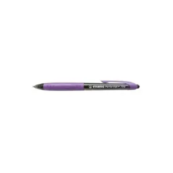 ΣΤΥΛΟ BALLPOINT STABILO PERFORMER+ 0.7mm FINE ΜΩΒ ΜΕ ΧΡΩΜΑ ΓΡΑΦΗΣ ΜΑΥΡΟ