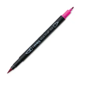 Μαρκαδόροι Lyra Aqua Brush Duo Light Carmine L6520027