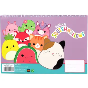 GIM ΜΠΛΟΚ ΖΩΓΡΑΦΙΚΗΣ 23x33  30Φ. Squishmallows