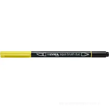 Μαρκαδόροι Lyra Aqua Brush Duo Chrome yellow light L6520006