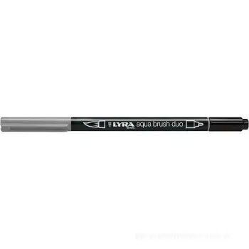Μαρκαδόροι Lyra Aqua Brush Duo Cold grey light L6520095