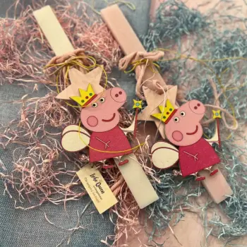 Λαμπάδα αρωματική λευκή Γουρουνάκι νεράιδα