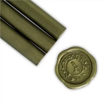 Βουλοκέρι 13,5cm σε Ράβδο Φ 11mm Olive Gold (Το προιόν πωλείται σε μεμονωμένα τεμάχια του ενός)