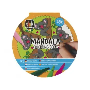 Βιβλίο Ζωγραφικής 25 Σχέδια Mandala 3+
