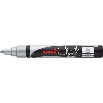 UNI BALL CHALK MARKER ΜΑΡΚΑΔΟΡΟΣ ΥΓΡΗΣ ΚΙΜΩΛΙΑΣ ΑΣΗΜΙ 1.8-2.5ΜΜ PWE-5M