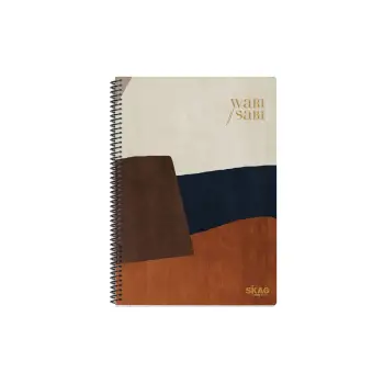 Τετράδιο Σπιράλ Α4 2 Θέματα Wabi Sabi