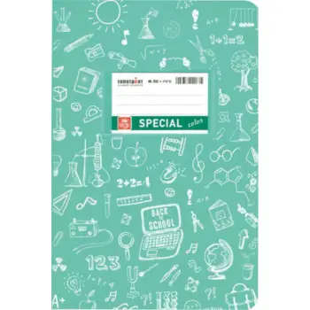 Τετράδιο με Σχέδια Doodles 50φ Ριγέ Βεραμάν