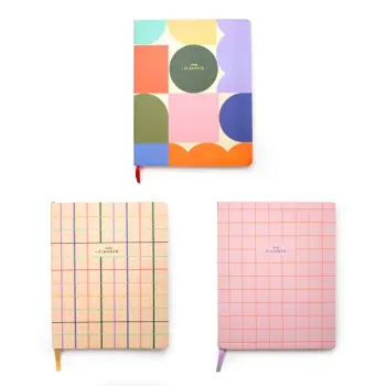 Kikkerland Σημειωματάριο Ημερήσιο Πλάνο Χωρίς Ημερομηνία - Πολύχρωμο