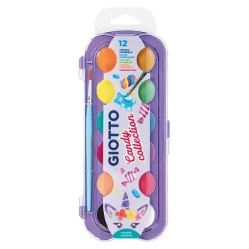 Νερομπογιές Giotto Candy Colors 12 Χρώματα