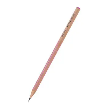 Faber-Castell 2001 Grip Μολύβι ΗΒ Φυσικό Ξύλο Ροζ