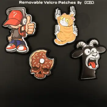 Διακοσμητικά Velcro Polo Pins and Patches 4Τεμ.