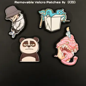 Διακοσμητικά Velcro Polo Pins and Patches 4Τεμ.