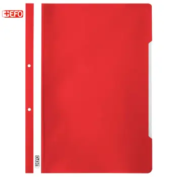 Ντοσιέ με Έλασμα και τρύπες Κόκκινο