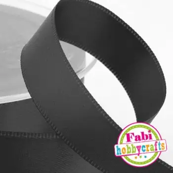 Κορδέλα Fabi Σατέν 10mm x 50y Μαύρο