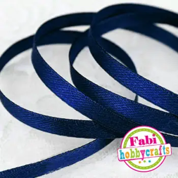 Κορδέλα Fabi Σατέν 6mm x 50y Blue-Black