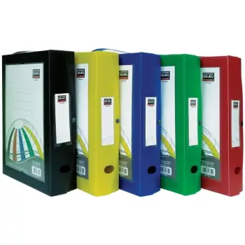 Κουτί Skag 36.5x27x8cm Με Κουμπί & Χερούλι Κλασ.Χρώματα