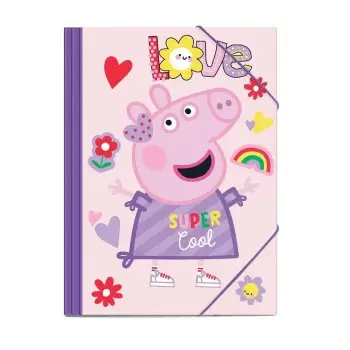 ΦΑΚΕΛΟΣ ΛΑΣΤΙΧΟ ΧΑΡΤ 25Χ35 PEPPA PIG