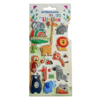 ΑΥΤΟΚΟΛΛΗΤΑ 10X22EK. ΖΩΑΚΙΑ THE LITTLIES