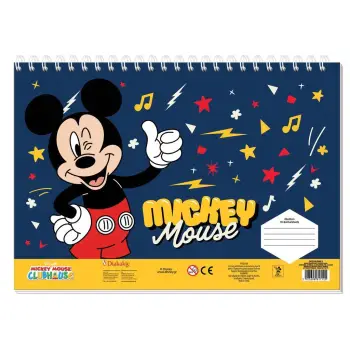 ΜΠΛΟΚ ΖΩΓΡΑΦ 23Χ33ΕΚ 40ΦΥΛ ΑΥΤΟΚ-ΣΤΕΝΣΙΛ- 2ΣΕΛ ΧΡ 2ΣΧ MICKEY