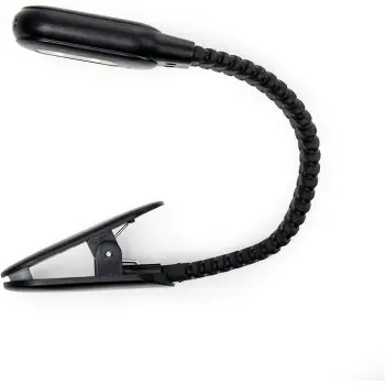 Φωτιστικό Kikkerland επαναφορτιζόμενο για βιβλία ΜΑΥΡΟ