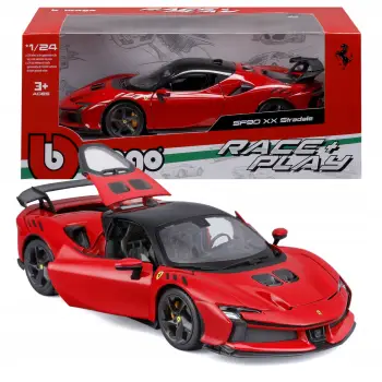 BBURAGO 1:24 FERRARI SF90 XX STRADALE RED (#18/26032 RED)
