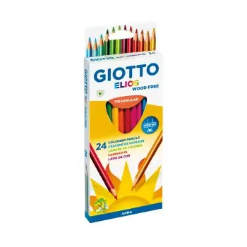 ΞΥΛΟΜΠΟΓΙΕΣ GIOTTO ELIOS WOOD FREE 24 ΧΡΩΜΑΤΑ
