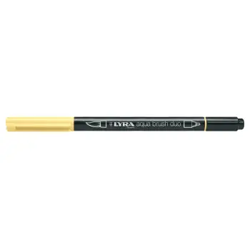 Μαρκαδόροι Lyra Aqua Brush Duo Light yellow L6520002