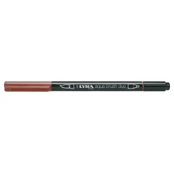 Μαρκαδόροι Lyra Aqua Brush Duo Van Dyck brown L6520076