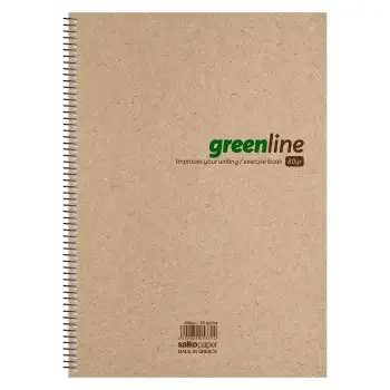 ΤΕΤΡΑΔΙΑ ΜΟΝΟ ΣΠΙΡΑΛ GREENLINE Β5 2θ