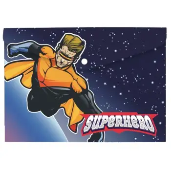 ΦΑΚΕΛΟΣ ΚΟΥΜΠΙ Α4 SUPERHEROES