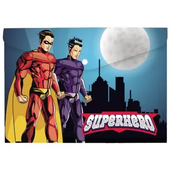 ΦΑΚΕΛΟΣ ΚΟΥΜΠΙ Α4 SUPERHEROES