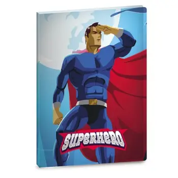 ΝΤΟΣΙΕ Α4 ΜΕ ΖΕΛΑΤΙΝΕΣ SUPERHEROES