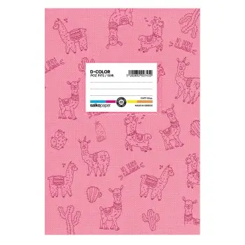 ΤΕΤΡΑΔΙΟ ΣΧΟΛΙΚΟ D COLOR- ΡΟΖ 17Χ25/50Φ ΡΙΓΕ