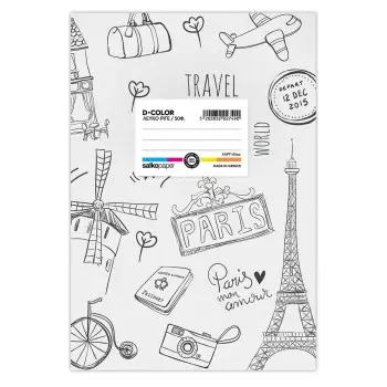 ΤΕΤΡΑΔΙΟ ΣΧΟΛΙΚΟ D COLOR- ΛΕΥΚΟ 17Χ25/50Φ ΡΙΓΕ