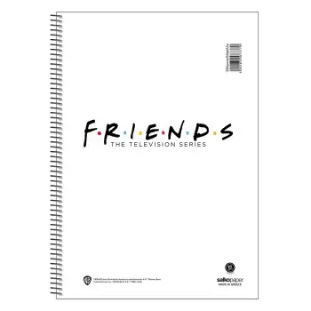 ΤΕΤΡΑΔΙΟ ΜΟΝΟ ΣΠΙΡΑΛ FRIENDS V1