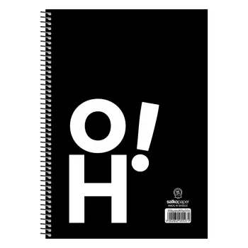 ΤΕΤΡΑΔΙΟ ΜΟΝΟ ΣΠΙΡΑΛ OH NO 2Θ 60Φ 17Χ25