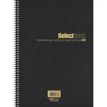 ΤΕΤΡΑΔΙΑ ΜΟΝΟ ΣΠΙΡΑΛ SELECT BLACK PREMIUM Β5 3θ