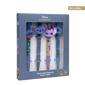 Σετ με 4 Στυλό DISNEY Λίλο & Στιτς