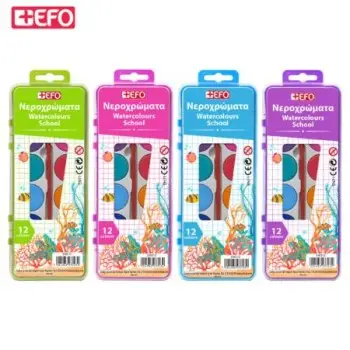 ΝΕΡΟΧΡΩΜΑΤΑ +ΕFΟ SCΗΟΟL 12 ΧΡΩΜΑΤΑ