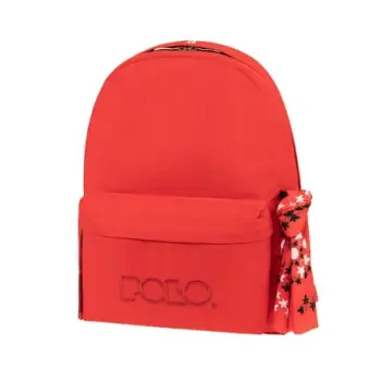 Polo Original Double Scarf Backpack 901235-3000 Σχολική Τσάντα Πλάτης  2026