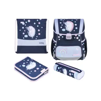 Σχολική ανατομική τσάντα πλάτης Herlitz Loop - UnicornDreams