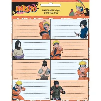 GIM ΕΤΙΚΕΤΕΣ NARUTO 2τμχ.