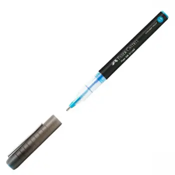 ΣΤΥΛΟ 1.5mm ΓΑΛΑΖΙΟ BROAD FREE INK ROLLER FABER-CASTEL