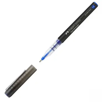 ΣΤΥΛΟ 1.5mm ΜΠΛΕ BROAD FREE INK ROLLER FABER-CASTEL